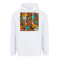 White western aztec bull skull seamless pattern Heavyweight Hoodie - FaDigitalArtStudio