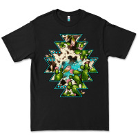 Black aztec  cowhide cactus gemstone Premium Tee - JahusDesignShop