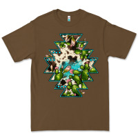 Cacao aztec  cowhide cactus gemstone Premium Tee - JahusDesignShop