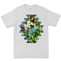 Dove Grey aztec  cowhide cactus gemstone Premium Tee - JahusDesignShop