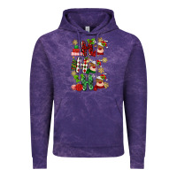 Cloud Purple ho ho ho reindeer Vintage Hoodie - MaliasSmallBusiness