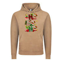 Vintage Coffee ho ho ho reindeer Vintage Hoodie - MaliasSmallBusiness