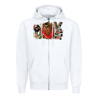 White joy Zipper Hoodie - CowGirlArtShop