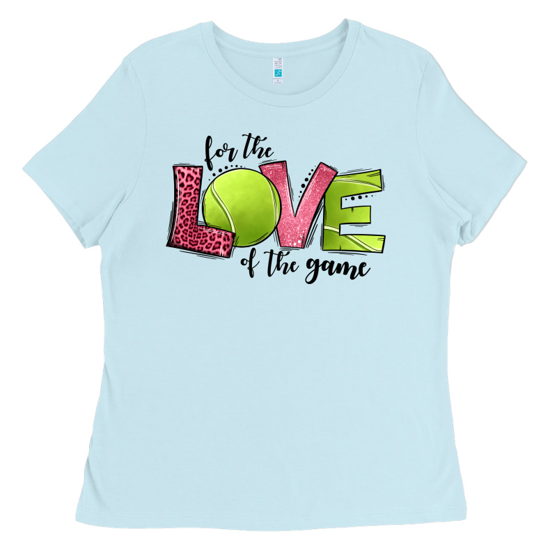 For The Love Of The Game Tennis Ladies Tee by Jasminsmagicworld | Teevron