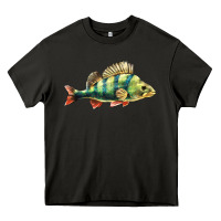 Asphalt Perch Fish Heavy Core Tee - LillyAllenDesigns