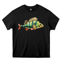 Black Perch Fish Heavy Core Tee - LillyAllenDesigns