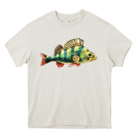 Cream Perch Fish Heavy Core Tee - LillyAllenDesigns