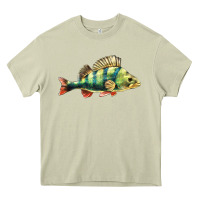 Mossy Perch Fish Heavy Core Tee - LillyAllenDesigns