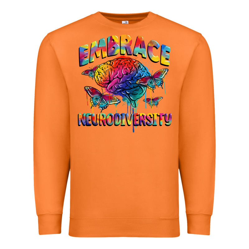 Embrace Neurodiversity Autism Premium Sweatshirt by FaDigitalArtStudio | Teevron