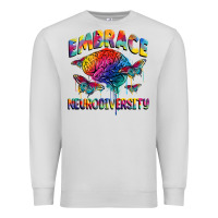 Dove Grey Embrace neurodiversity Autism Premium Sweatshirt - FaDigitalArtStudio
