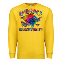Lemon Embrace neurodiversity Autism Premium Sweatshirt - FaDigitalArtStudio
