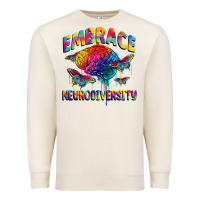 Sandshell Embrace neurodiversity Autism Premium Sweatshirt - FaDigitalArtStudio