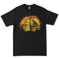 Black Gymnocalycium Variegated Cactus Premium Tee - LillyAllenDesigns