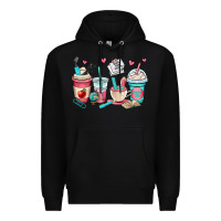 Black teacher coffee cups Premium Hoodie - OliviaCreatesArt