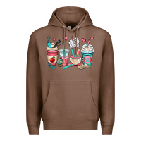 Chestnut teacher coffee cups Premium Hoodie - OliviaCreatesArt