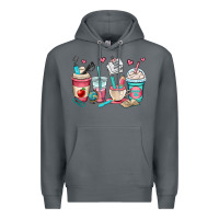 Rock teacher coffee cups Premium Hoodie - OliviaCreatesArt