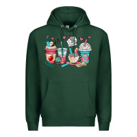 Sports Green teacher coffee cups Premium Hoodie - OliviaCreatesArt