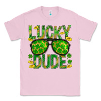 Bubblegum Pink Lucky Dude St Patricks Classic Tee - BundleAndBundleShop