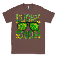 Chestnut Lucky Dude St Patricks Classic Tee - BundleAndBundleShop