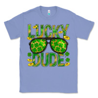 Colony Blue Lucky Dude St Patricks Classic Tee - BundleAndBundleShop