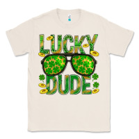 Natural Lucky Dude St Patricks Classic Tee - BundleAndBundleShop