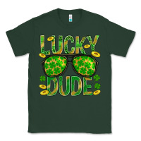 Sports Green Lucky Dude St Patricks Classic Tee - BundleAndBundleShop