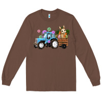 Chestnut easter tracktor bunny carrot flowers  egg Long Sleeve Tee - RanaPortraitStore