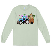Matcha easter tracktor bunny carrot flowers  egg Long Sleeve Tee - RanaPortraitStore