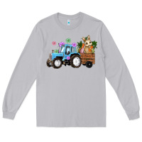 Moon Dust easter tracktor bunny carrot flowers  egg Long Sleeve Tee - RanaPortraitStore