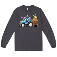 Smoke easter tracktor bunny carrot flowers  egg Long Sleeve Tee - RanaPortraitStore