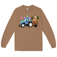 Toasted Coconut easter tracktor bunny carrot flowers  egg Long Sleeve Tee - RanaPortraitStore