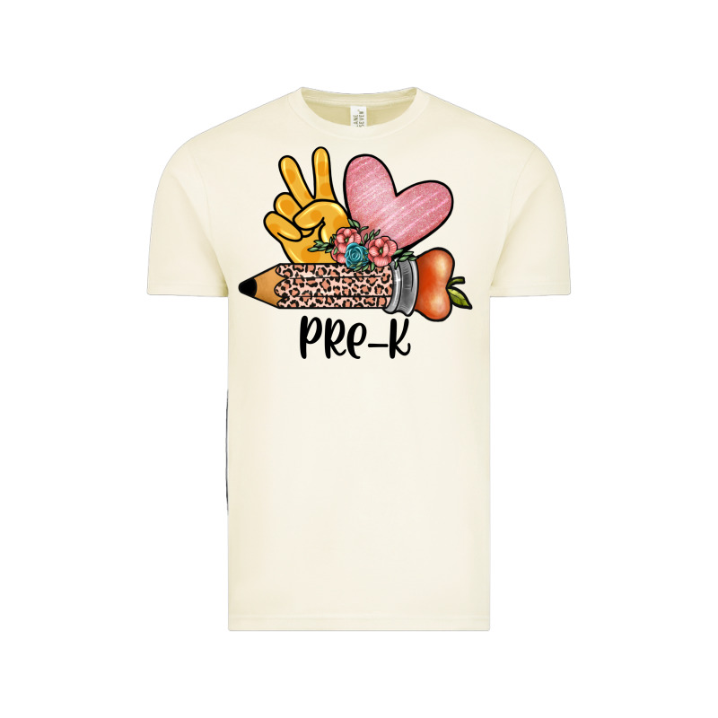 Peace Love Pre K Vintage Tee by JahusDesignShop | Teevron