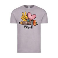 Vintage Zinc peace love pre k Vintage Tee - JahusDesignShop