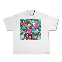 Lunar Rock Hairdresser Gnomes With Hearts And Pearls With Leopard Urban Heavy Tee - BundleAndBundleShop