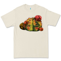 Bone Gymnocalycium Variegated Cactus Premium Tee - LillyAllenDesigns