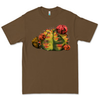 Cacao Gymnocalycium Variegated Cactus Premium Tee - LillyAllenDesigns