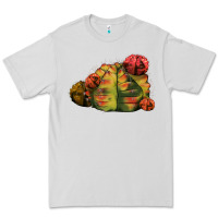 Dove Grey Gymnocalycium Variegated Cactus Premium Tee - LillyAllenDesigns