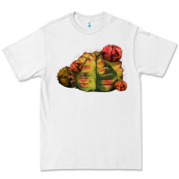 White Gymnocalycium Variegated Cactus Premium Tee - LillyAllenDesigns