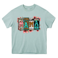 License Letters Floral Mama Heavy Core Tee | Teevron