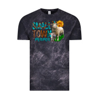 Cloud Black Small Town Mama With Sheeps Vintage Tee - BundleAndBundleShop