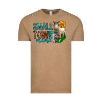 Small Town Mama With Sheeps Vintage Tee | Teevron
