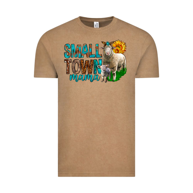 Small Town Mama With Sheeps Vintage Tee by BundleAndBundleShop | Teevron