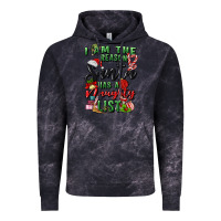 Cloud Black i am the reason santa has a naughty list Vintage Hoodie - MaliasSmallBusiness