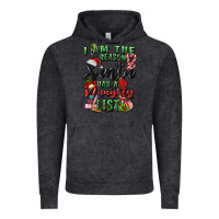 Vintage Black i am the reason santa has a naughty list Vintage Hoodie - MaliasSmallBusiness