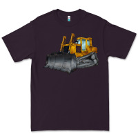 Plum Bulldozer Premium Tee - LillyAllenDesigns