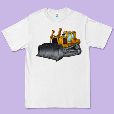 Bulldozer Premium Tee Designed By Lillyallendesigns