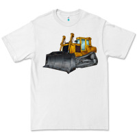 White Bulldozer Premium Tee - LillyAllenDesigns