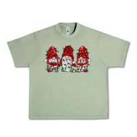Oil Green gnome with christmas lights Urban Heavy Tee - JahusDesignShop