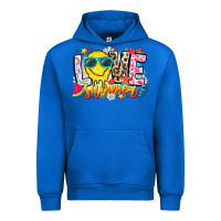 Cobalt Love Summer Urban Hoodie - CowhideDigitalArt