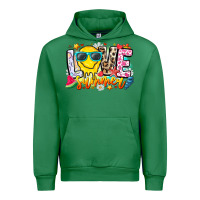 Emerald Love Summer Urban Hoodie - CowhideDigitalArt